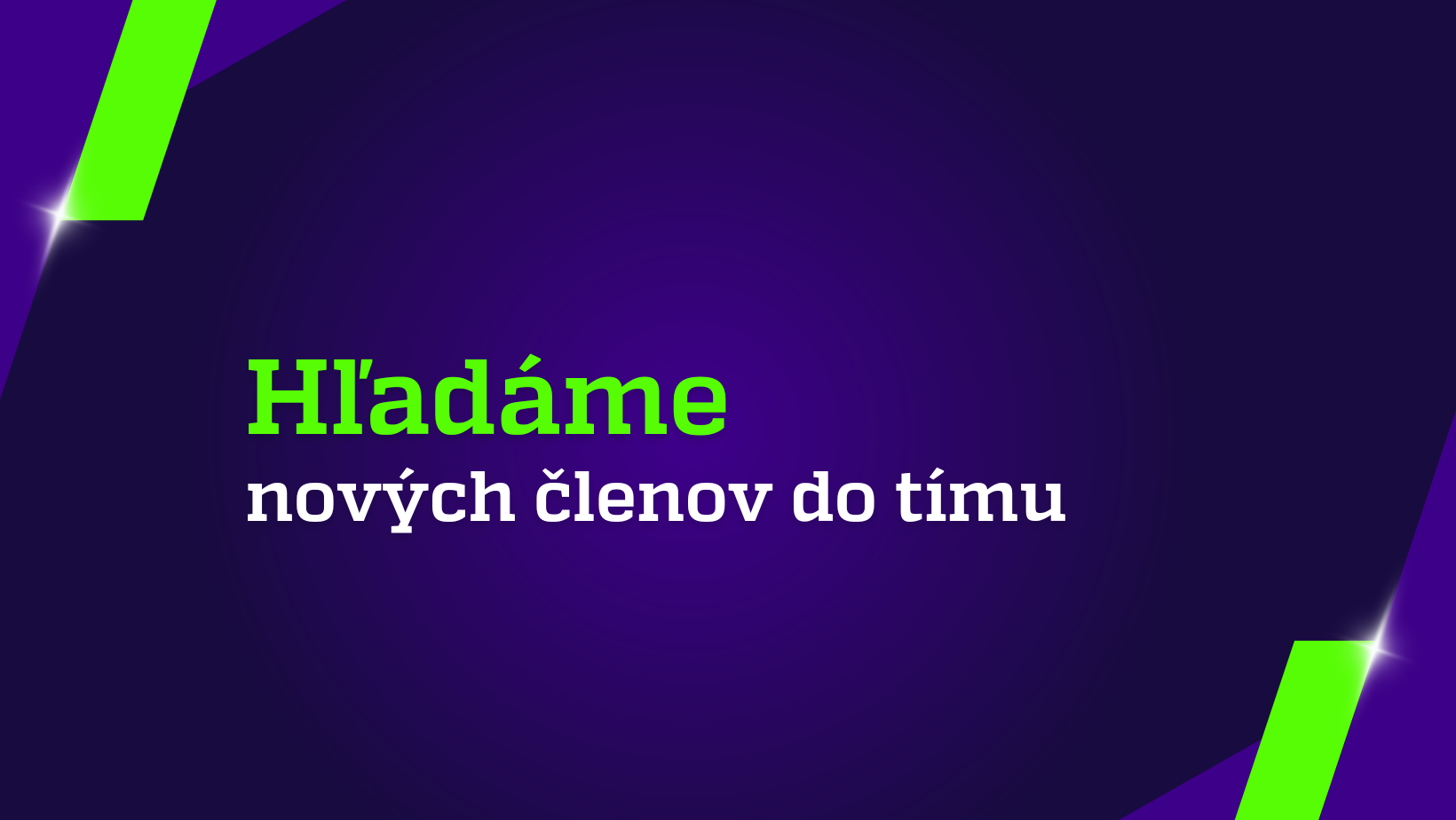 Hľadáme nových členov do tímu GROOW.